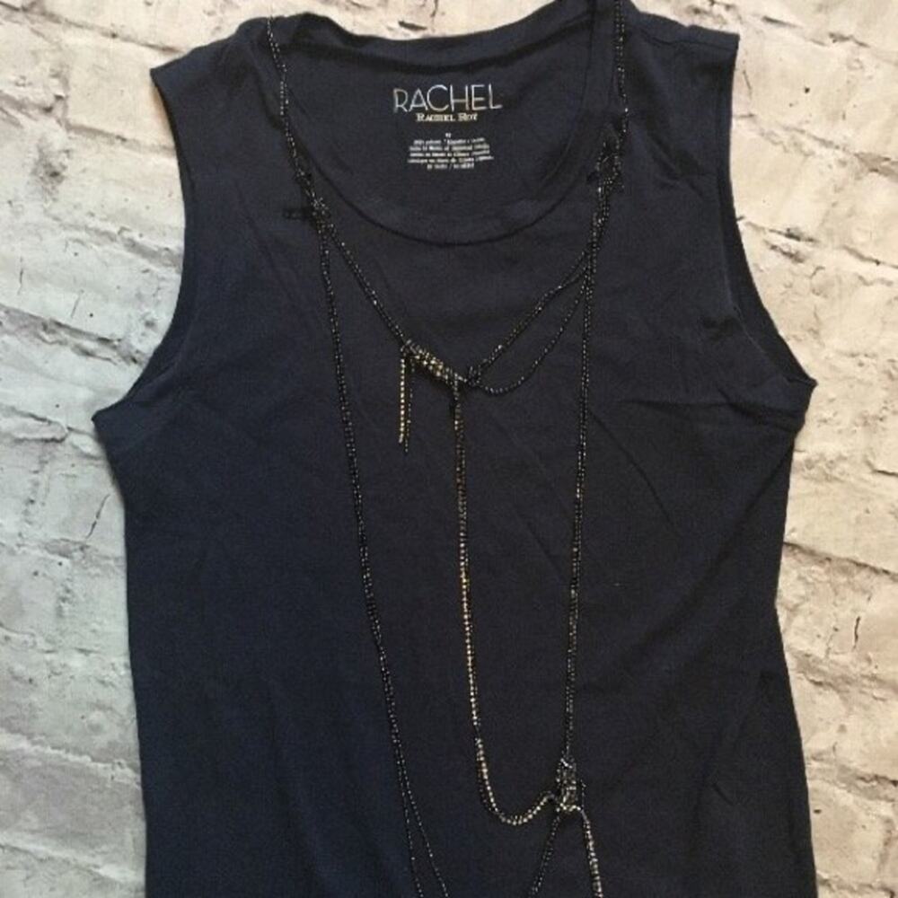 Rachel Roy Tank With Built In Jewlrey - Picture 2 of 5
